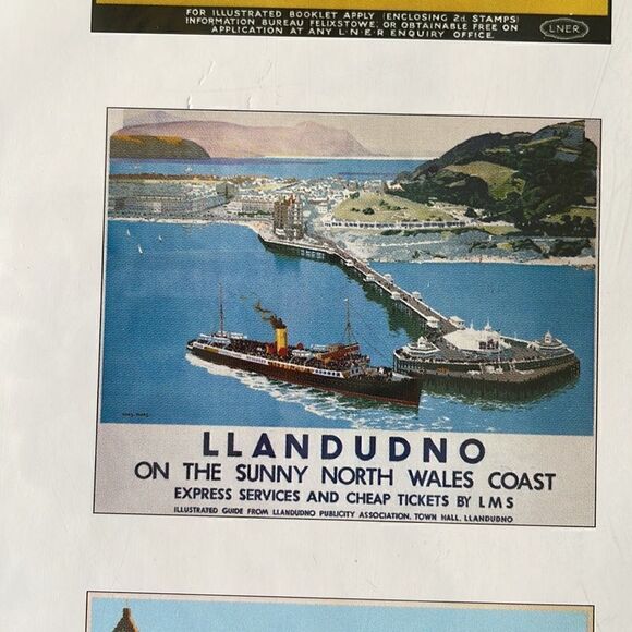 🇬🇧NWT British vintage railway posters calendar collectible - Picture 10 of 15